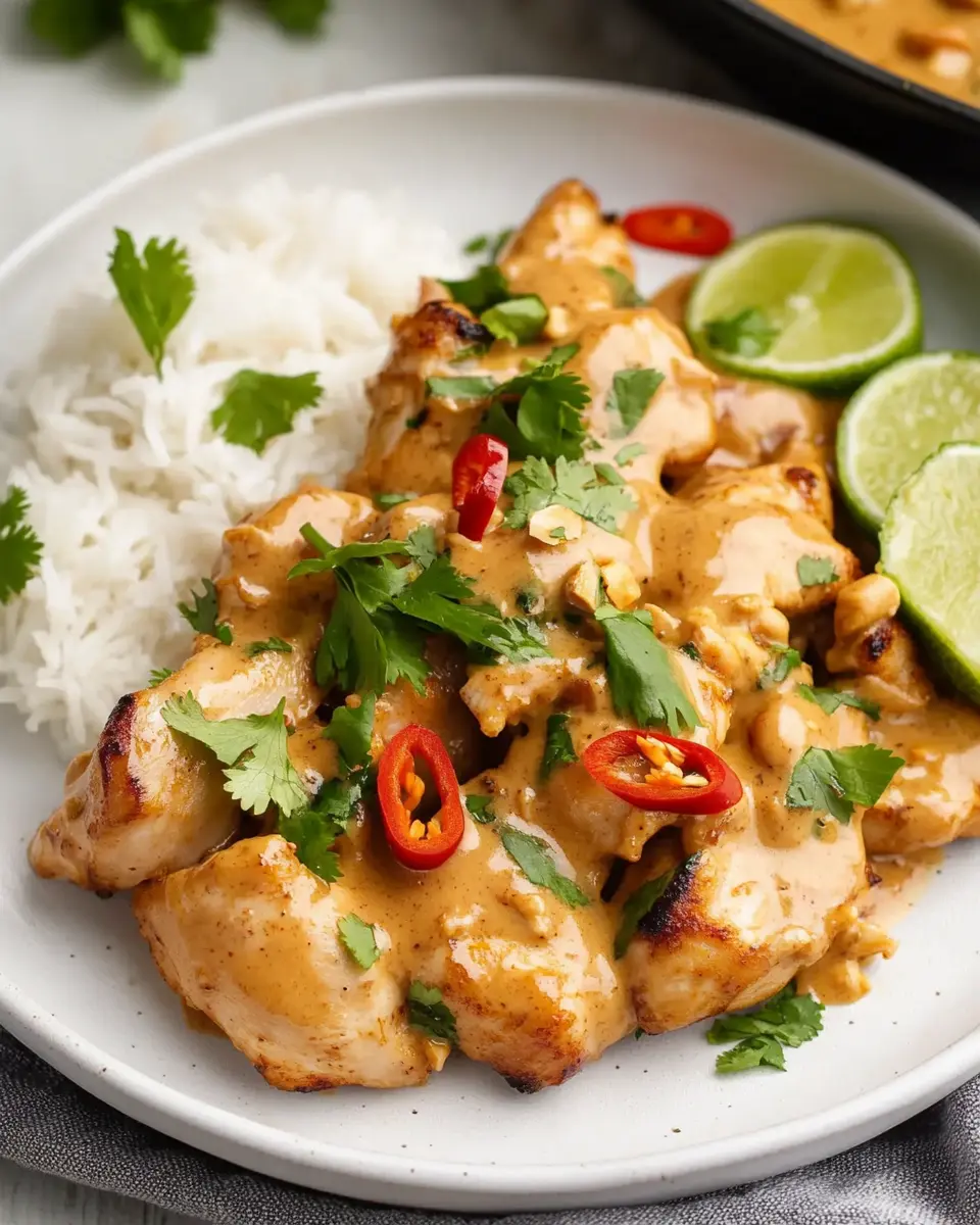Master Thai Peanut Chicken: Grilled, Broiled, & Adaptable for All